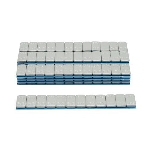 Contragreutati autoadezive gri inchis echilibrare roti Fe 60g (5gx12 buc) 100 benzi/cutie - Img 2