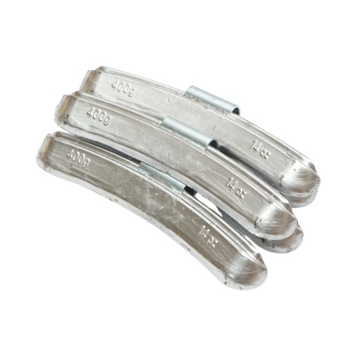 Contragreutati plumb 400g echilibrare roti camioane 10 buc/cutie - Img 2