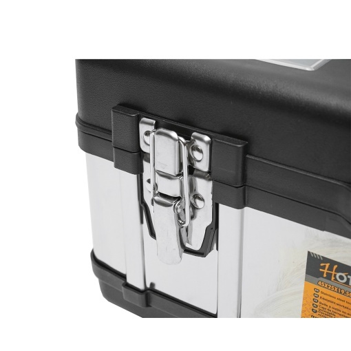 Cutie pentru scule din inox cu capac din plastic 450x250x195mm Hoteche - Img 7
