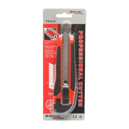 Cutit cutter profesional cu maner anti-alunecare si functie blocare 165mm Breckner Germany - Img 4