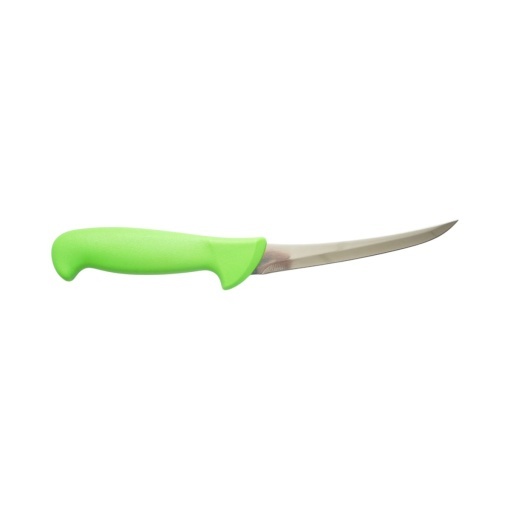 Cutit dezosat curbat profesional 15cm, lama otel 5Cr15MoV, maner Nylon verde Breckner Germany - Img 3