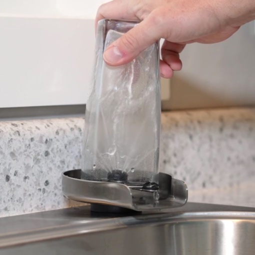 Dispozitiv spalare pahare PNI GW200 pentru bar, restaurant, bucatarie, clatire si spalare rapida, jet cu presiune, racord flexibil inclus, plastic ABS si otel inoxidabil, negru - Img 11