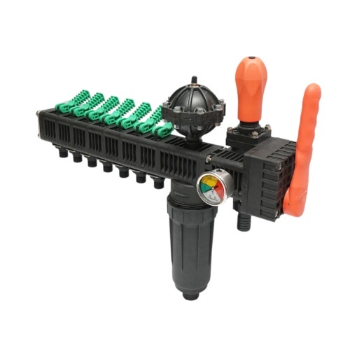 Distribuitor erbicidator cu 7 cai, filtru si manometru cu glicerina 25 bar - Img 2
