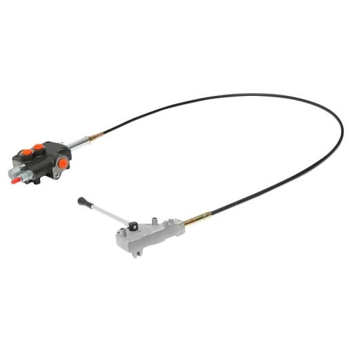 Distribuitor hidraulic cu 1 maneta, lungime cablu 2m presiune 250 bar debit 80L/min Breckner Germany - Img 2