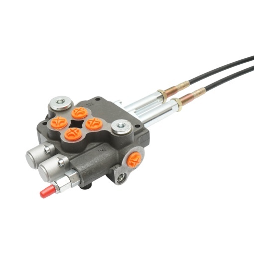 Distribuitor hidraulic cu 2 manete, lungime cablu 2.5m, presiune 250 bar, debit 80L/min Breckner Germany - Img 4