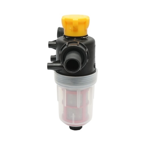 Filtru erbicidator transparent cu 2 site si valva autocuratare, racord 32mm - Img 4