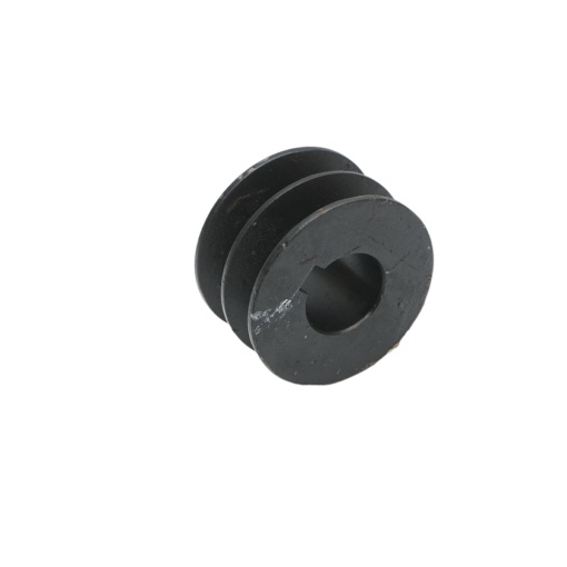 Fulie 2 caneluri 58x32mm pentru ax cu pana 24mm - Img 3