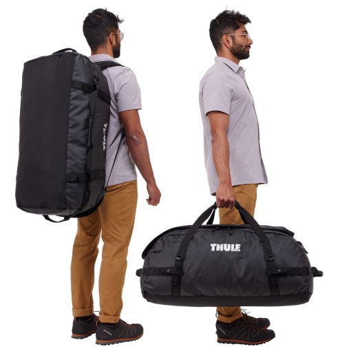 Geanta voiaj duffel, Thule, Chasm, 90L, Black - Img 6