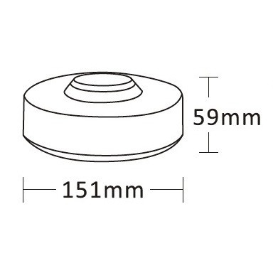 Girofar auto cu efect stroboscopic 12V / 24V orange cu 40 leduri SMD - Img 2