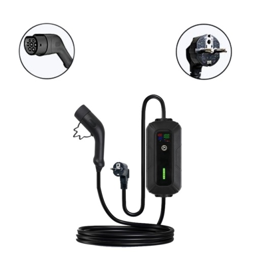 Incarcator portabil PNI KW3 16A 3.5KW pentru masini electrice 230V, monofazat, conector Type 2, waterproof - Img 2