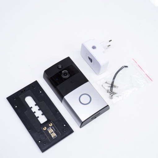 Interfon video inteligent PNI SafeHome PT710B WiFi HD, P2P, acumulator si Sonerie 36 melodii inclusa, aplicatie dedicata Tuya Smart, integrare in scenarii si automatizari smart cu alte produse compat