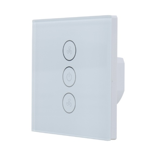 Intrerupator inteligent pentru ventilator PNI SafeHome PT131V cu touch, WiFi, 400W, comanda prin internet, aplicatie de mobil Tuya Smart, integrare in scenarii si automatizari smart cu alte produse co - Img 2