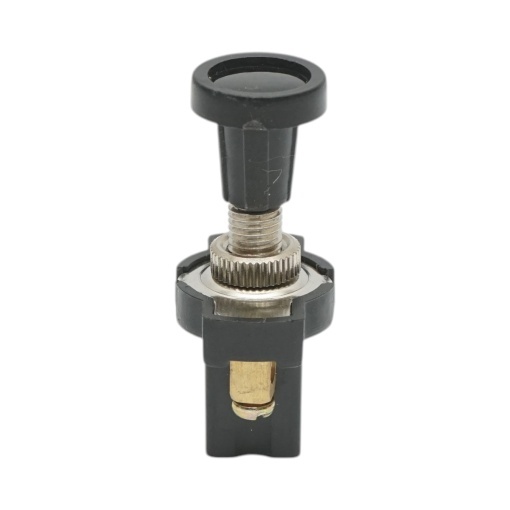Intrerupator scurt 12V/5A pull switch ON/OFF cu piulita prindere metalica - Img 2