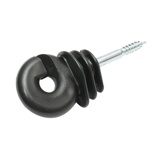 Izolator inelar Easy Drill negru fi 5.9mm 90x40 mm gard electric Breckner Germany - Img 3