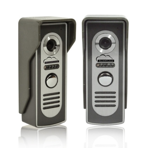 Kit Interfon video SilverCloud House 715 cu ecran LCD de 7 inch si Yala electromagnetica SilverCloud YL500 - Img 2