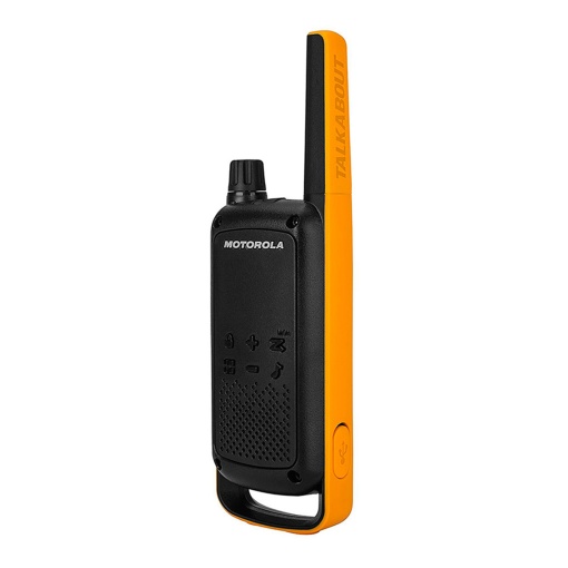 Kit Statie radio PMR portabila Motorola TALKABOUT T82 Extreme Quad set cu 4 buc + Cadou Sticky Pad Cav - Img 3