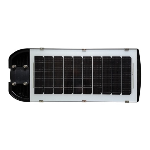 Lampa de iluminat stradal PNI SL130 300W, cu panou solar incorporat 20W, 6500K, 2900lm, 4 x acumulator 20Ah incorporat, senzor de miscare cu microunde - Img 2