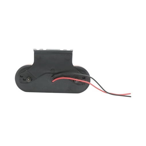 Lampa gabarit laterala ovala LED NEON 12V-24V galbena 24 LED-uri cu suport 115x44x16mm Breckner Germany - Img 4