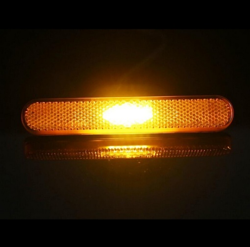 Lampa gabarit portocalie cu LED 12-36V FRISTOM - Img 3