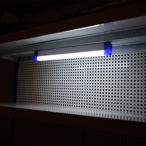 Lampa LED 30W, 6500K cu prindere magnetica si acumulator reincarcabil 1800mAh 320x23x38mm IP20 Breckner Germany - Img 2