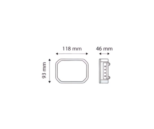 Lampa LED dreapta dinamica 12-24 V - Img 4