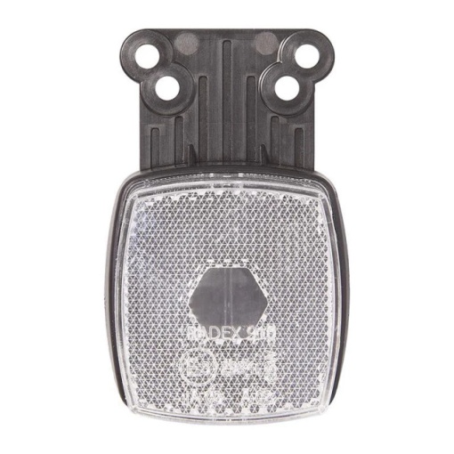 Lampa pozitie fata cu suport si reflector 66 x 62 mm alb - Img 2