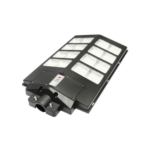 Lampa solara LED 300W iluminat stradal 6500K cu panou solar, telecomanda, senzor miscare si prindere pe stalp Breckner Germany - Img 3