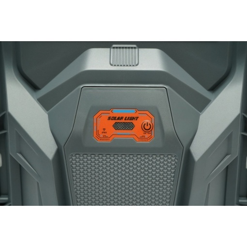 Lampa solara LED iluminat stradal 500W cu panou solar 25W, baterie LiFePO4 20000mAh, senzor miscare, telecomanda, prindere stalp IP65 Breckner Germany - Img 10