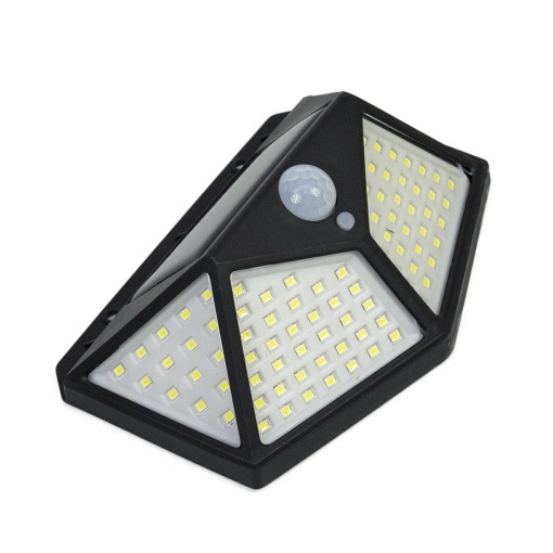 Lampa solara LED PNI GreenHouse WS10, 100 LED-uri, 600 lm, unghi PIR 120 grade, acumulator 1800 mAh, montaj pe perete - Img 8