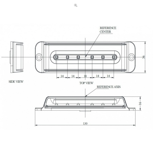 Lampa stroboscopica 6 led-uri lumina albastra - Img 3