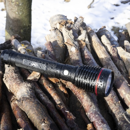 Lanterna PNI Adventure F420 din aluminiu cu led 1000lm pana la 420m, acumulator 8000 mAh, functioneaza 10 ore continuu, incarcare micro USB - Img 8