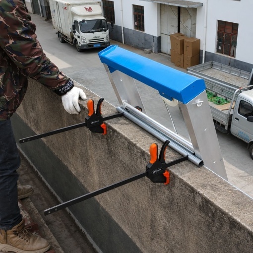 Lift electric 19m pentru ridicare panouri solare fotovoltaice, carucior mobil, telecomanda, sarcina maxima 200kg - Img 3