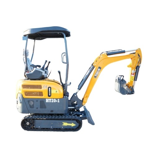 Mini excavator 2T pe senile cu semicabina, motor diesel Laidong 25CP, adancime sapare 2060mm, 3 cupe incluse 170/440/780mm THOR - Img 5