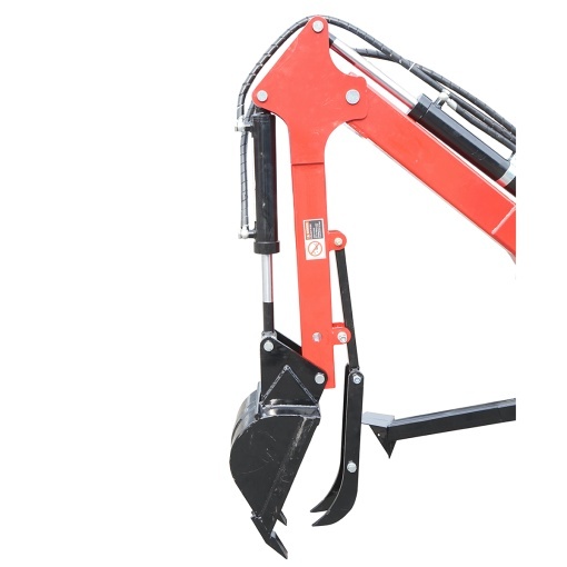 Mini excavator pentru ATV cu motor 15Cp, 420CC pe benzina remorcabil, rotire 360 grade - Img 4