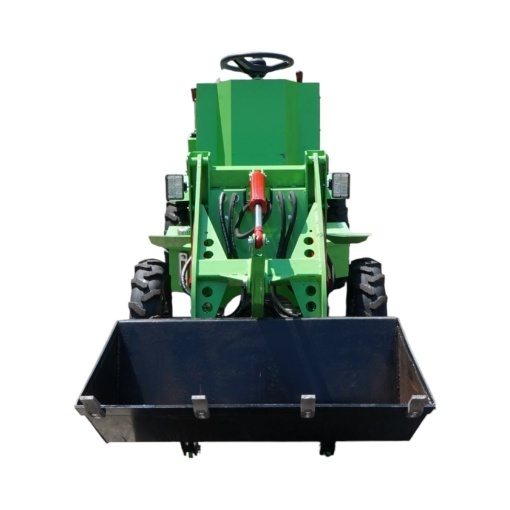 Mini incarcator frontal electric articulat 4x4, 2 motoare brushless 2200W, baterie 60V/70Ah, capacitate ridicare 400kg, latime cupa 1000mm Breckner Germany - Img 3
