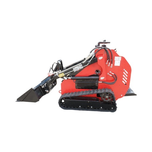 Mini incarcator frontal pe senile, motor benzina 23CP, 739cc, capacitate ridicare 350kg, volum cupa 0.15m3 THOR - Img 3