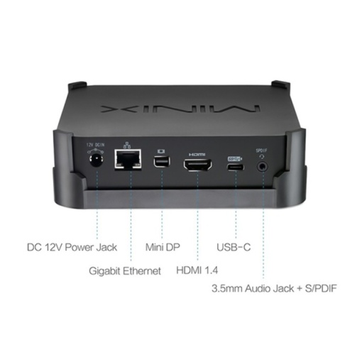Mini PC Minix NEO J50C-4 Max, Windows 10 Pro, Intel Pentium Silver, memorie 240GB SSD, RAM 8GB DDR4, Bluetooth 4.1 - Img 4