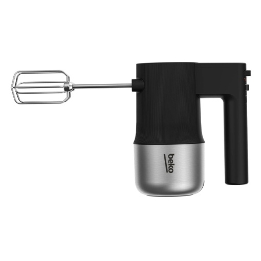 Mixer Beko HMM81504BX, 500W, 4 trepte de viteza, functie Turbo, negru/inox - Img 3
