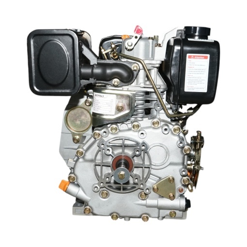 Motor diesel 7CP 178F, 296cc, turatie 3600rpm, ax rotund filetat 19.05mm, pornire sfoara Breckner Germany - Img 3