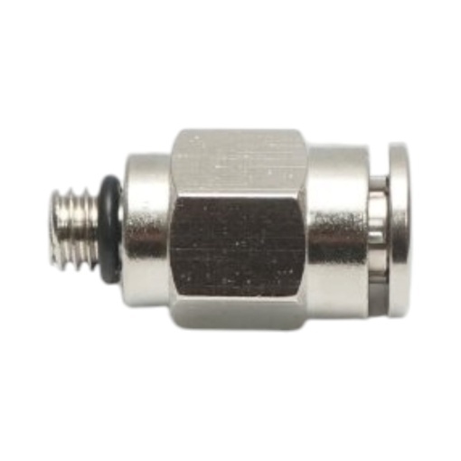 Mufa rapida dreapta metalica 6mm filet exterior M6 - Img 2