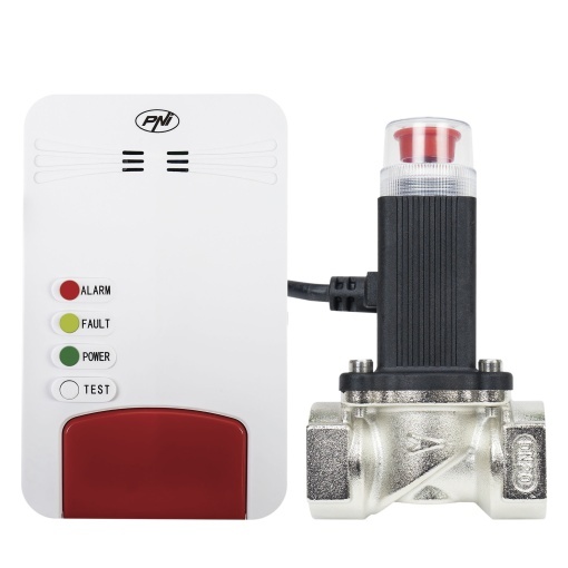 Pachet 2 buc Kit senzor gaz inteligent si electrovalva PNI Safe House Smart Gas 300 WiFi cu alertare sonora, aplicatie de mobil PNI Smart sau Tuya - Img 5