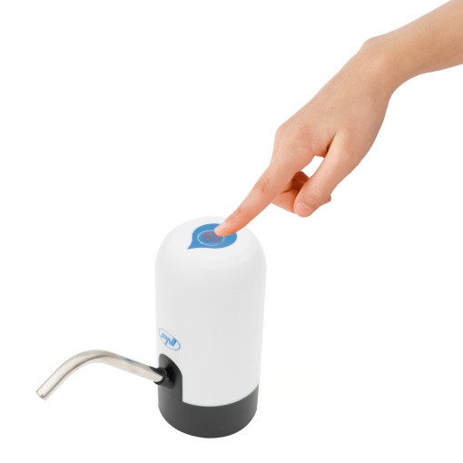 Pachet 2 bucati pompa electrica pentru bidon de apa PNI WD100 incarcare prin USB-C, acumulator 800 mAh, putere 4W - Img 2