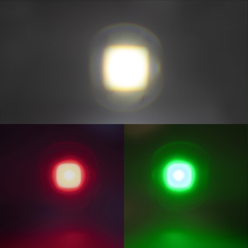 Pachet Lanterna PNI Adventure F300 cu LED in 3 culori, alb, rosu, verde, max. 10W, IPX6 + Sticky Pad Drapel - Img 13