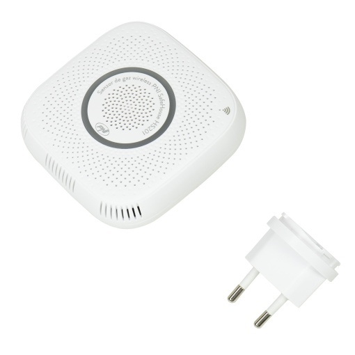Pachet senzor de gaz metan (CH4) PNI SafeHouse HS201 cu Wi-Fi, Tuya Smart si Sticky Pad Drapel inclus - Img 2
