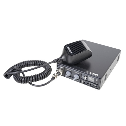 Pachet Statie radio CB CRT S Mini Dual Voltage 12/24V 4W + Antena CB PNI ML29 - Img 6