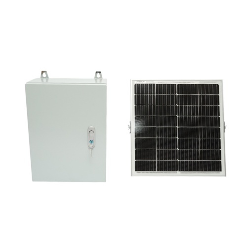 Panou solar 30W cu tablou metalic exterior pentru aparat gard electric si baterie IP65 Breckner Germany - Img 3