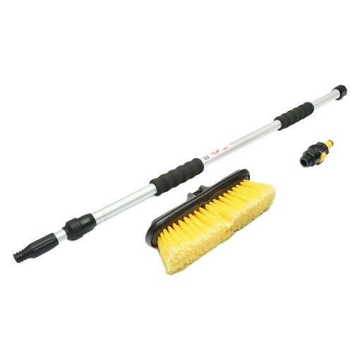 Perie cu maner telescopic din aluminiu pentru spalat auto si curatat zapada 104-166cm Breckner Germany - Img 2