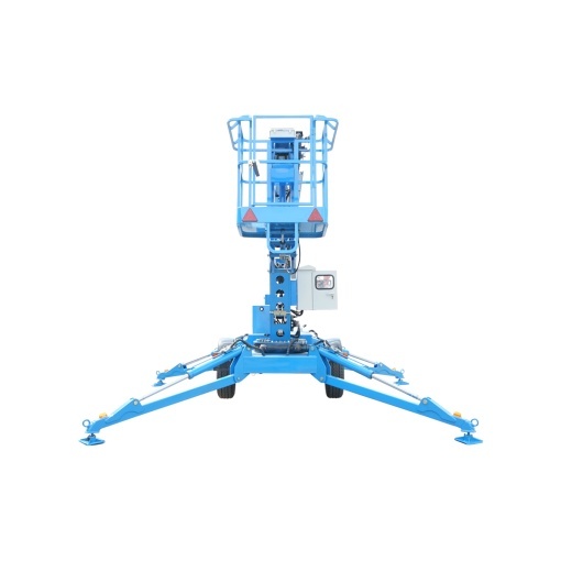 Platforma/nacela pentru lucru la inaltime tip remorca 16m, 200Kg cu telecomanda motor benzina - Img 2