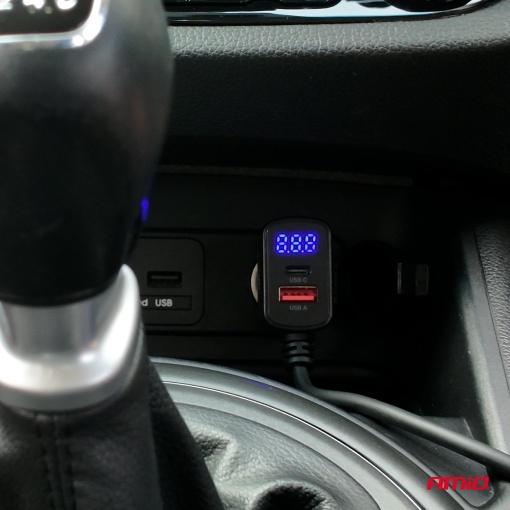 Priza bricheta 3xUSB-A USB-C QC 3.0 PD 3.0. 148W Amio - Img 6