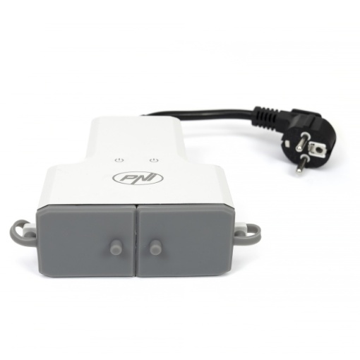 Priza inteligenta dubla de exterior PNI SafeHome PT840S WiFi comanda prin internet, aplicatie de mobil Tuya Smart, integrare in scenarii si automatizari smart cu alte produse compatibile Tuya, Alexa s - Img 7